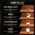 Cocktail Smoker Kit with Torch and 2 Glasses, 4oz Wood Chips 6 Flavors