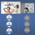 14" Wide Rain Shower Head with Handheld, Full Body Coverage, Chrome