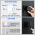 ROVOGO Shower Panel Tower System W/Led Lights, 5 Shower Modes, Matte Black