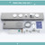 KINKIB LED Shower Panel for Bathroom - Full Body Shower Tower Brushed
