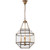 ATXIKLP American Luxury Retro LED Copper Chandelier, Glass Lampshade, Height Adjustable | Suitable for Living Room, Dining Room, Bedroom, Study Porch Cafe, Lighting Fixture