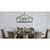 41.7x14.2x23.8 Iron Chandelier for Kitchen Dining Room Foyer Entryway