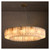 MeiYDeng 40" Alabaster Round Chandelier, 16-Light 2-Tier Spanish Natural Marble Pendant Light, Modern Gold Finish Large Pendant Light Fixture, for Living Room, Bedroom, Dining Room, Foyer, Dimmable