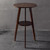 Wood Bar Height Pub Table - 2-Tier Round High Top Bistro Table for Small Kitchens & Dining Rooms - Sleek Tall Design with Storage - Perfect for Cozy Spaces
