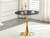 Tulip Dining Table, Round Mid Century Modern Circle Table with Thickened Tabletop & Metal Pedestal, for Kitchen, Small Places, Living Room