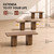 ModernMate 63"-78" Extendable Dining Table for 6-8 with Drawer, Walnut