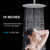 Foroute Shower Faucet - Shower Faucets Sets Complete, Shower System - Outdoor Shower Kit/Outdoor Shower Enclosure/Outdoor Shower Fixtures W/ SS304 Shower Head & Handheld High Pressure, Brushed Nickel