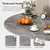 39.3" Round Drop Leaf Dining Table with 6 Locking Casters, Space-Saving, Easy li, Ideal for Smals, Modern Dining Room Fur, Versatile Design for Dining and Living Areas
