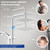 Ryamen Upgraded Filtered Shower Head with Handheld, 10 inch Rain Showerhead