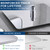 G-Promise 12 Inch All Metal Rain Shower Head with Handheld Spray (Chrome)
