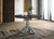VerveVilla Farmhouse Round Pedestal Dining Table Seats 4 for Dining Room