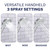 HammerHead Metal Dual Shower Head Combo With Handheld and Rainfall