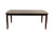 Espresso Color 1pc Dining Table w Built in Leaf Rubberwood Dining Room