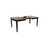 Espresso Color 1pc Dining Table w Built in Leaf Rubberwood Dining Room