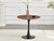Mid Century Modern Bistro Table, Circle Tulip Table with Thickened Tabletop & Metal Pedestal, Round Dining Table for Kitchen, Small Places, Living Room