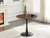 Circle Tulip Table with Thickened Tabletop & Metal Pedestal, Round Dining Table, Mid Century Modern Bistro Table for Kitchen, Small Places, Living Room