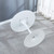 HKTIANYUDA Round MDF Dining Table for 2-4, Mid-Century Pedestal Base, Also End Table or Coffee Table, Ideal for Dining Room or Living Room