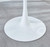 HKTIANYUDA Round MDF Dining Table for 2-4, Mid-Century Pedestal Base, Also End Table or Coffee Table, Ideal for Dining Room or Living Room