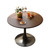 MEGURONANA 31.5 in Round Tulip Dining Table, Walnut