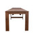 Varelynn 118" Extendable Dining Table, Transformer Console Table, Walnut