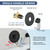 Tub Shower Faucet Set & Handheld Shower Head with ON OFF Switch Matte Black
