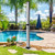 GIANTEX 7.2 FT 10 Gallon 2-Section Solar-Heated Outdoor Shower, Pool Shower W/Free-Rotating Shower Head, Foot Tap Spigot, Faucet, Temperature and Pressure Adjustment for Backyard, Garden, Beach Spa