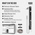 VIGO Bowery 58" H x 5" W 4-Jet Shower Panel System with Square Rainhead, Tub Filler and Hand Shower Wand in Matte Black-VG08023MB