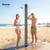 Outsunny 9.2 Gal Solar Heated Outdoor Shower 7.1F 2-Section 2 Foot Showers