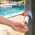 Outsunny 9.2 Gal Solar Heated Outdoor Shower 7.1F 2-Section 2 Foot Showers