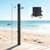 Outsunny 9.2 Gal Solar Heated Outdoor Shower 7.1F 2-Section 2 Foot Showers