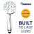 HammerHead Metal Handheld Shower Head High Pressure, 3 Spray Shower Wand