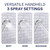 HammerHead Metal Handheld Shower Head High Pressure, 3 Spray Shower Wand
