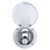 Ambassador Marine Recessed Shower Sprayer Black 6 ft Stainless Hose