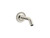 KOHLER 933-SN Purist Shower Arm and Flange, Showerhead Fittings, 1/2-14 NPT Connection, Fits any KOHLER Showerhead, Vibrant Polished Nickel