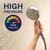 HammerHead Metal Dual Shower Head Combo With Handheld and Rainfall