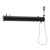 20L/5.28Gal Self-Pressurized Water Tank, 1.6Bar RV Portable Showers Tank, 140℉ ABS Sun's Rays Heat Roof Rack Mount Road Shower w/5.58ft Water Hose, Shower Head, Storage Bag, For Adventures, Camping