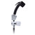 Ambassador Marine Trinidad External Shower Mixer, 2 Handle, Black Sprayer