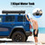 Roof Rack Mount Road Shower,7.93Gal Portable Camping Pressurized Water Tank