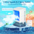 Glimibox Portable Air Conditioners, 3 Speeds 2 Mist Modes Portable AC Unit with 900ml Water Tank,7-Color Lights Evaporative Cooler Blow Cold Air, Mini Car Cooling Fan for Bedroom RV Desk Office Indoor