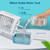 Glimibox Portable Air Conditioners, 3 Speeds 2 Mist Modes Portable AC Unit with 900ml Water Tank,7-Color Lights Evaporative Cooler Blow Cold Air, Mini Car Cooling Fan for Bedroom RV Desk Office Indoor