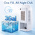 Evaporative Air Cooler, 4-IN-1 Portable Air Conditioners，Swamp Cooler,2402
