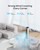 PNTCK Portable Evaporative Air Cooler: 41" Bladeless Tower Fans Swamp Cooler for Bedroom, Office, Standing Fans That Blow Cold Air with 12H Timer, 3 Speeds, 4 Modes, 20FT Remote, 80° Oscillating