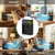 4-IN-1 Portable Air Conditioners, 1200ML Personal Cooling Fan with Remote, 3 Speeds&3 Mist Modes, 2-8H Timer, Night Light, Evaporative Air Cooler for Bedrooms Desktop Camping, Black