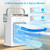 Portable Air Conditioners, Portable AC Unit with Remote, 1100ml Tank Evaporative Air Cooler, Mini AC with 4 Speeds & 2 Mist Modes, 2/4/6 Hour Timer, USB Powered Cooling Fan for Bedroom, Room, Office