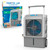 Arctic Air Outdoor Pro Swamp Cooler Evaporative Portable Cooling Unit, Air Cooler, 3100 CFM airflow, 10-gallon water tank, 3-speed settings, oscillation cooling, hose hookup for outdoor use