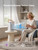 Small air conditioner portable ac unit, evaporative air cooler with 2ice packs & 1.2L water tank, personal air cooler with remote, powered by USB, white