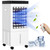 Frezon Portable Air Conditioners, 3-in-1 Evaporative Air Cooler w/Cool, Fan & Humidifier for Home Office, Bedroom, 3-Speed Settings,60° Oscillation,1/2/4 H Timer,Remote Control,2000m³/h Powerful Wind