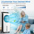 DORTALA Evaporative Air Cooler, 3-in-1 Oscillating Fan with Remote Control