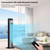 Uthfy Tower Fan, 120° Oscillating Standing Floor Bladeless Fans That Blow Cold Air with Remote, 3 Modes 3 Speeds, 7.5H Timer, for Indoor Living Room Office, 30 Inch,Black