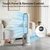 ROVSUN 32inch Bladeless Tower Fan, Quiet Smart Bladeless Fan for Bedroom, 90°Oscillating Cooling Fan with 3 Speeds, 3 Modes, 12H Timer, Compact Tower Fan with Remote, Safe Design for Home, Bedroom